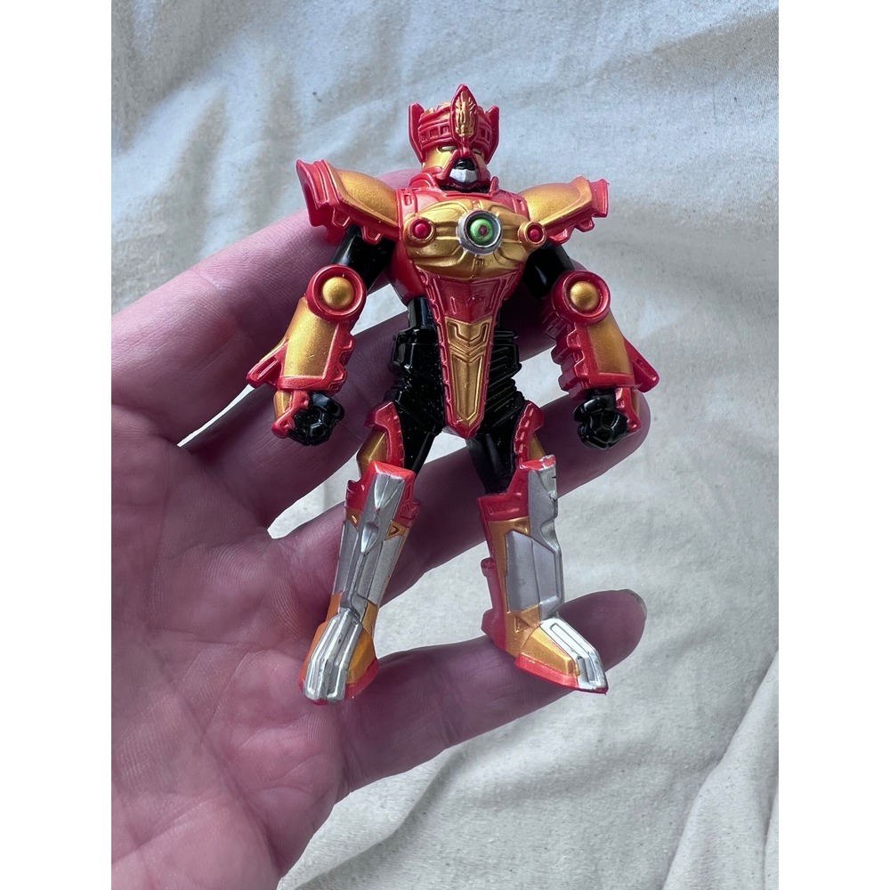 Operation Overdrive Kids Bandai Sentinel Knight Figure 3.5in Red Gold